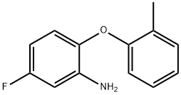 5-FLUORO-2-(2-METHYLPHENOXY)ANILINE Struktur