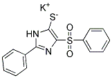 POTASSIUM 2-PHENYL-4-(PHENYLSULFONYL)-1H-IMIDAZOLE-5-THIOLATE Struktur