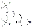 (S)-2-(3,5-BIS-TRIFLUOROMETHYL-BENZYL)-PIPERAZINE Struktur