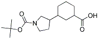 3-(1-(TERT-BUTOXYCARBONYL)PYRROLIDIN-3-YL)CYCLOHEXANECARBOXYLIC ACID Struktur