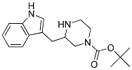 3-(1H-INDOL-3-YLMETHYL)-PIPERAZINE-1-CARBOXYLIC ACID TERT-BUTYL ESTER Struktur