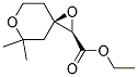 (2R,3R)-5,5-DIMETHYL-1,6-DIOXA-SPIRO[2.5]OCTANE-2-CARBOXYLIC ACID ETHYL ESTER Struktur