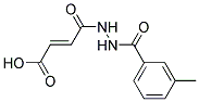 4-[N'-(3-METHYL-BENZOYL)-HYDRAZINO]-4-OXO-BUT-2-ENOIC ACID Struktur