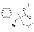 2R-BENZYL-3R-BROMOMETHYL-4-METHYLPENTANOIC ACID ETHYL ESTER Struktur