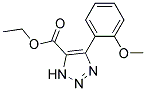 5-(2-METHOXY-PHENYL)-3H-[1,2,3]TRIAZOLE-4-CARBOXYLIC ACID ETHYL ESTER Struktur