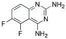 5,6-DIFLUORO-QUINAZOLINE-2,4-DIAMINE Struktur