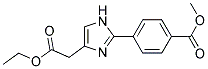 4-(1-ETHOXYCARBONYLMETHYL-1H-IMIDAZOL-2-YL)-BENZOIC ACID METHYL ESTER Struktur