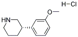 (S)-3-(3-METHOXYPHENYL)-PIPERIDINE HCL Struktur