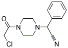 [4-(CHLOROACETYL)PIPERAZIN-1-YL](PHENYL)ACETONITRILE Struktur