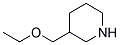 3-(ETHOXYMETHYL)PIPERIDINE Struktur