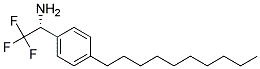(R)-1-(4-DECYL-PHENYL)-2,2,2-TRIFLUORO-ETHYLAMINE Struktur