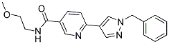 6-(1-BENZYL-1H-PYRAZOL-4-YL)-N-(2-METHOXYETHYL)NICOTINAMIDE Struktur