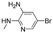 5-BROMO-N2-METHYL-PYRIDINE-2,3-DIAMINE Struktur