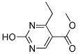 METHYL-4-ETHYL-2-HYDROXY-PYRIMIDINE-5-CARBOXYLATE Struktur