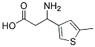 3-AMINO-3-(5-METHYLTHIOPHEN-3-YL)PROPANOIC ACID Struktur