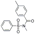 N-METHYL-N-(4-METHYL-BENZOYL)-BENZENESULFONAMIDE Struktur