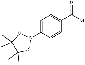 4-CHLOROCARBONYLPHENYLBORONIC ACID PROPANEDIOL ESTER Struktur