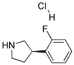 (R)-3-(2-FLUOROPHENYL)PYRROLIDINE HYDROCHLORIDE Struktur