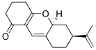 (6S,10AS)-6-ISOPROPENYL-2,3,4,5,6,7,8,10A-OCTAHYDRO-XANTHEN-1-ONE Struktur