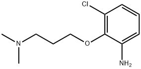 N-[3-(2-AMINO-6-CHLOROPHENOXY)PROPYL]-N,N-DIMETHYLAMINE Struktur