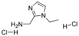 C-(1-ETHYL-1H-IMIDAZOL-2-YL)-METHYLAMINE 2HCL Struktur