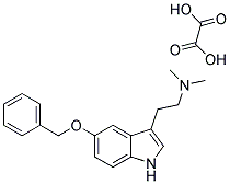 5-BENZYLOXY-N,N-DIMETHYLTRYPTAMINE, OXALATE SALT Struktur