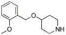 4-[(2-METHOXYBENZYL)OXY]PIPERIDINE Struktur