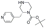 (R)-2-PYRIDIN-4-YLMETHYL-PIPERAZINE-1-CARBOXYLIC ACID TERT-BUTYL ESTER Struktur