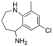 7-CHLORO-9-METHYL-2,3,4,5-TETRAHYDRO-1H-BENZO[B]AZEPIN-5-YLAMINE Struktur