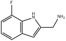 (7-FLUORO-1H-INDOL-2-YL)METHANAMINE Struktur