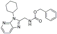 (3-CYCLOHEXYL-3H-IMIDAZO[4,5-B]PYRIDIN-2-YLMETHYL)-CARBAMIC ACID BENZYL ESTER Struktur