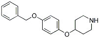 4-[4-(BENZYLOXY)PHENOXY]PIPERIDINE Struktur