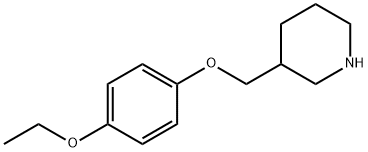 3-[(4-ETHOXYPHENOXY)METHYL]PIPERIDINE Struktur