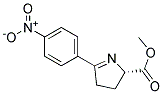 (S)-5-(4-NITRO-PHENYL)-3,4-DIHYDRO-2H-PYRROLE-2-CARBOXYLIC ACID METHYL ESTER Struktur