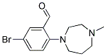 5-BROMO-2-(4-METHYL-[1,4]DIAZEPAN-1-YL)-BENZALDEHYDE Struktur