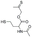 N-ACETYL-DL-HOMOCYSTEINETHIOACETONE Struktur