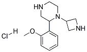 3-[2-(METHOXYPHENYL)PIPERAZINYL]AZETIDINE HYDROCHLORIDE Struktur