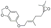 3,4-METHYLENEDIOXYPHENYL-6,7-EPOXY GERANIOL ETHER Struktur