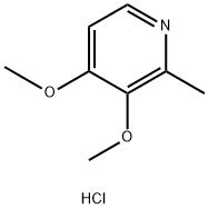 3,4-DIMETHOXY-2-METHYLPYRIDINE HYDROCHLORIDE Struktur