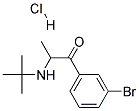 2-(TERT-BUTYLAMINO)-3'-BROMOPROPIOPHENONE HYDROCHLORIDE Struktur