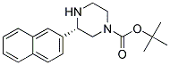 (S)-3-NAPHTHALEN-2-YL-PIPERAZINE-1-CARBOXYLIC ACID TERT-BUTYL ESTER Struktur