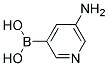 (5-AMINOPYRIDIN-3-YL)BORONIC ACID Struktur