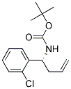 [(R)-1-(2-CHLORO-PHENYL)-BUT-3-ENYL]-CARBAMIC ACID TERT-BUTYL ESTER Struktur