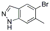 5-BROMO-6-METHYL (1H)INDAZOLE Struktur