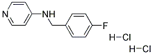 (4-FLUORO-BENZYL)-PYRIDIN-4-YL-AMINE DIHYDROCHLORIDE Struktur