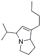 7-BUTYL-5-ISOPROPYL-2,3,5,7A-TETRAHYDRO-1H-PYRROLIZINE Struktur