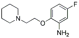 5-FLUORO-2-[2-(1-PIPERIDINYL)ETHOXY]PHENYLAMINE Struktur