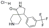 4-(3-(TRIFLUOROMETHYL)PHENYL)-2,8-DIAZASPIRO[4.5]DECAN-1-ONE HYDROCHLORIDE Struktur