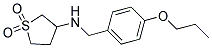 N-(4-PROPOXYBENZYL)TETRAHYDROTHIOPHEN-3-AMINE 1,1-DIOXIDE Struktur