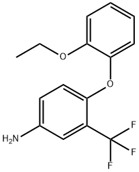 4-(2-ETHOXYPHENOXY)-3-(TRIFLUOROMETHYL)ANILINE Struktur